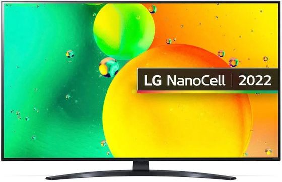 Телевизор LED 65&quot; LG 65NANO766QA.ARUB черный 4К Ultra HD SmartTV