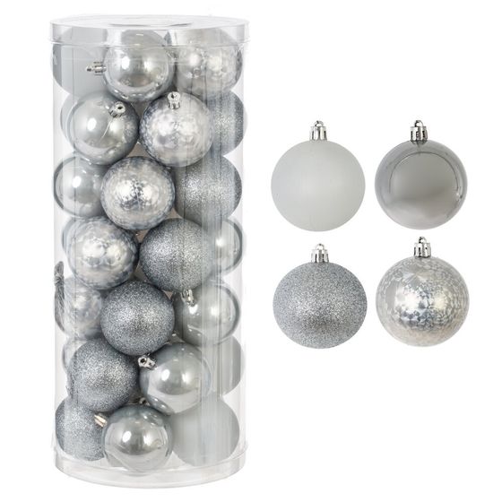 Набор из 35шт Украшение новогоднее "Шар", D 6 см, L16 W16 H36 см
