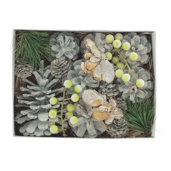 Изделие декоративное "Новогодняя композиция", L20 W15 H9 см