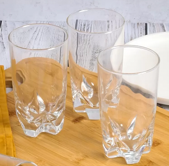 Набор стаканов LISBONNE 6шт 330мл высокие