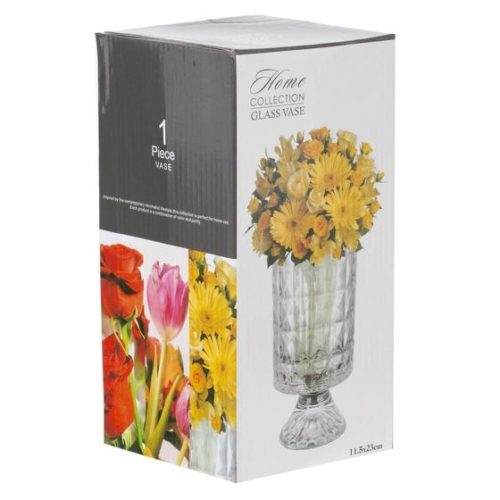 Ваза, 1050 мл, L11,5 W11,5 H23 см