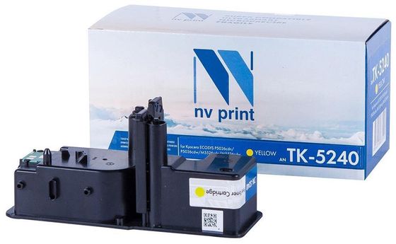 Тонер-картридж NVP NV-TK-5240 Yellow для Kyocera Ecosys P5026cdn/P5026cdw/M5526cdn/M5526cdw (3000стр.)