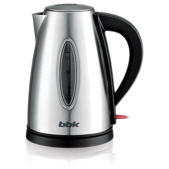 Чайник электрический BBK EK1762S черный/нержавеющая сталь, 1.7л