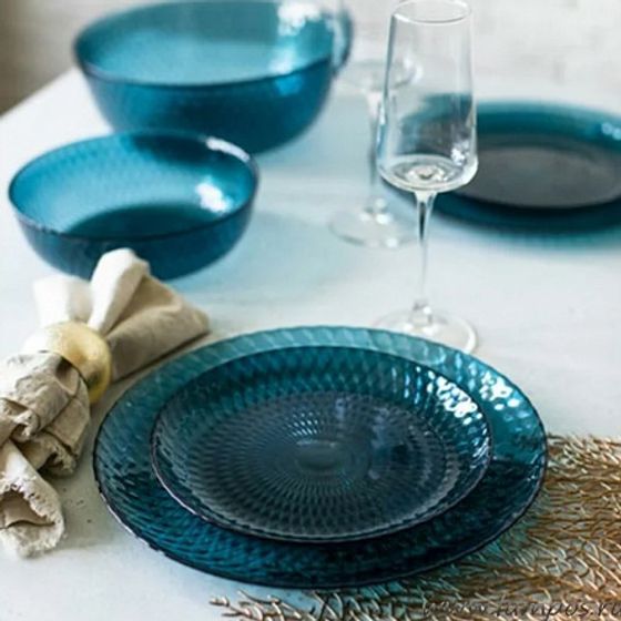 Тарелка обеденная ИДИЛЛИЯ Лондон Топаз 25см