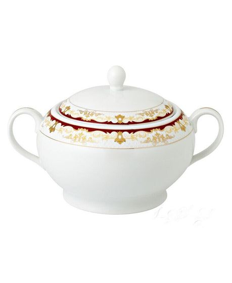 La Luna Collection New Bone China Soup Tureen and Lid, Mabel Design