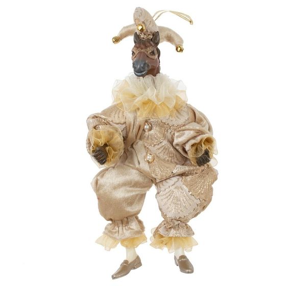 Игрушка набивная подвес &quot;Лошадь-клоун&quot;, L15 W9 H38/23 см