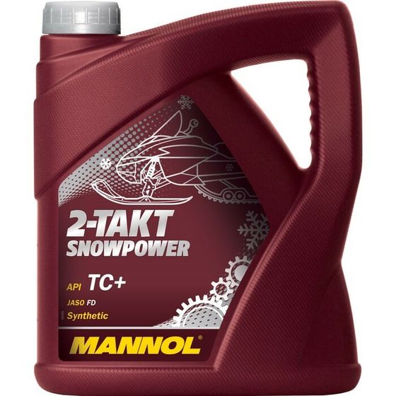 Масло моторное MANNOL 2Т син. SNOWPOWER, 4 л