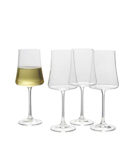 Aline White Wine Glasses Set of 4, 16 oz