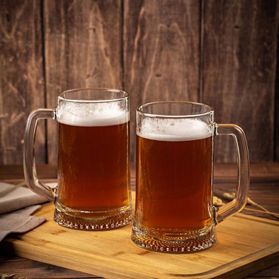 Набор кружек ВРЕМЯ ДЕГУСТАЦИЙ ПИВНАЯ КРУЖКА 500мл 2шт