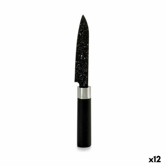 Нож для чистки Marmor 2,5 x 20,5 x 1,7 см Черный Нержавеющая сталь Пластик (12 шт.)