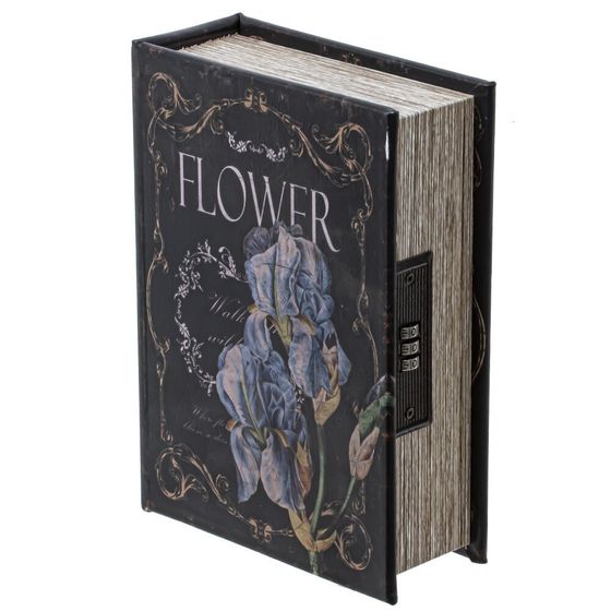 Шкатулка-книга с кодовым замком, Д16 Ш7 В22 см