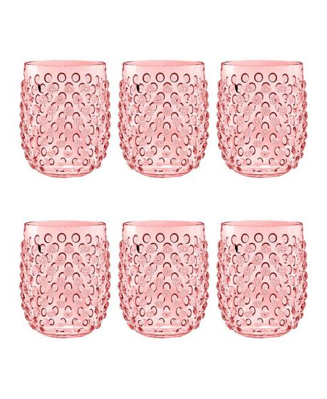 Hobnail Stemless Set of 6