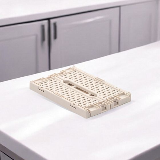 Корзинка для хранения складная CASSA XS слоновая кость 0.66л