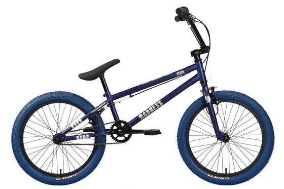 Велосипед Stark Madness BMX 1 20&quot; рама 9&quot; темно-синий матовый/серебристый/темно-синий (HQ-0014365)