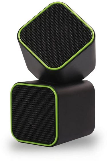 Колонки 2.0 Smartbuy SBA-2580 Cute 6Вт черный/зеленый
