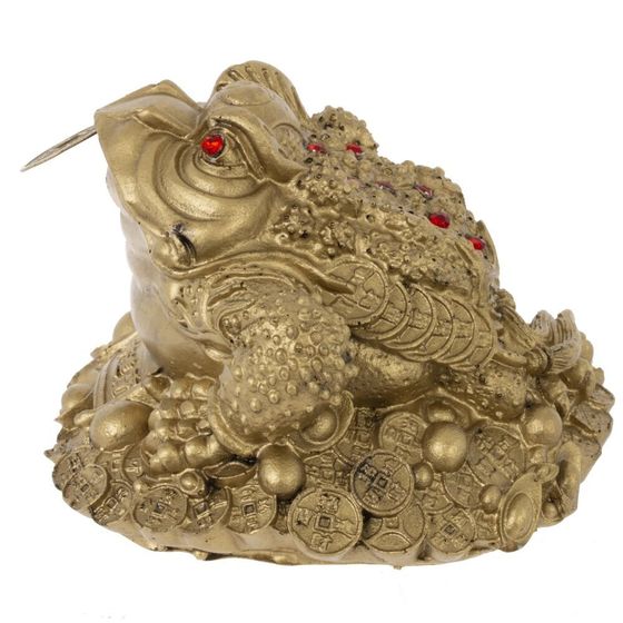 Фигурка декоративная &quot;Лягушка денежная&quot;, L9 W8,5 H6,5 см
