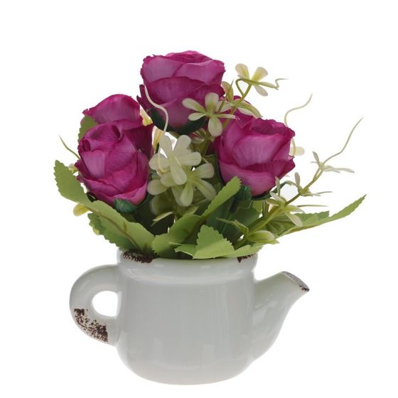 Цветочная композиция &quot;Розы&quot;, L14 W14 H17 см, 4в.