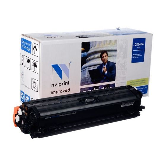 Картридж NVP совместимый HP CE340A Black для LaserJet Color Enterprise 700 M775dn/M775f/M7