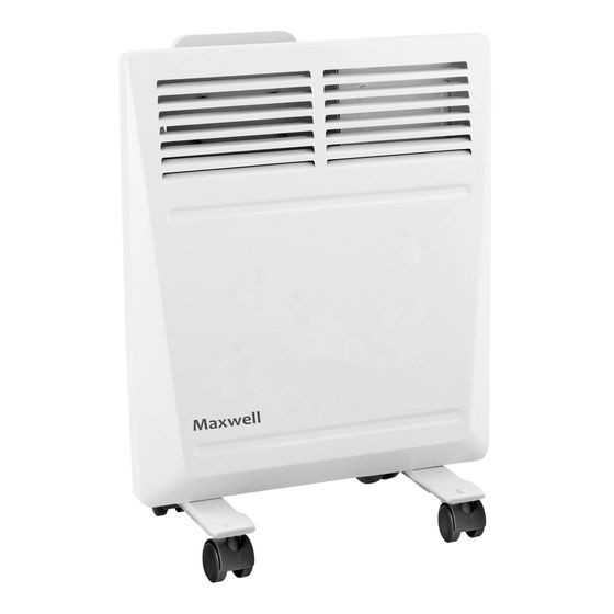 Конвектор Maxwell MW-4040 1000Вт белый