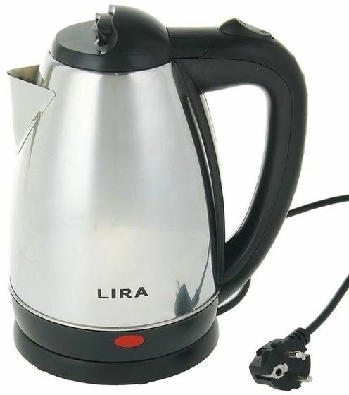Чайник электрический Lira LR 0109 1,8л 1500Вт стальной