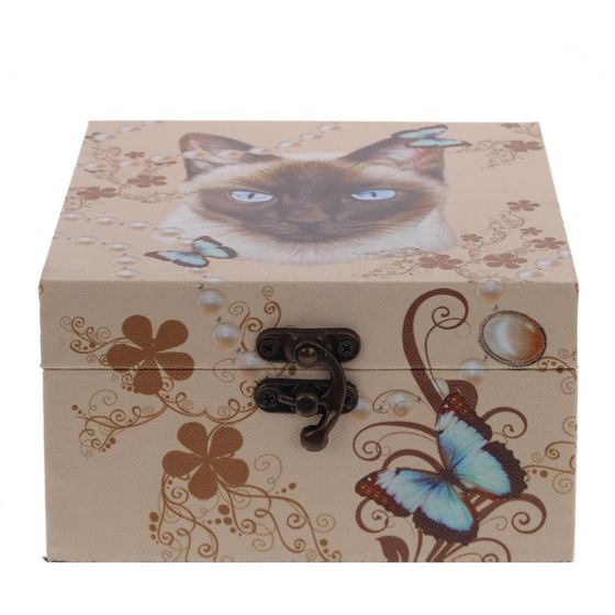 Шкатулка, Д14 Ш14 В8 см