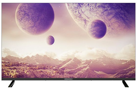 Телевизор LED 43&quot; Megamax 43MG11USM черный SmartTV AndroidTV безрамочный