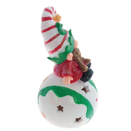 Фигурка декоративная &quot;Гном&quot; с подсветкой (LR44 2 шт), L10 W9 H18 см, 2в.