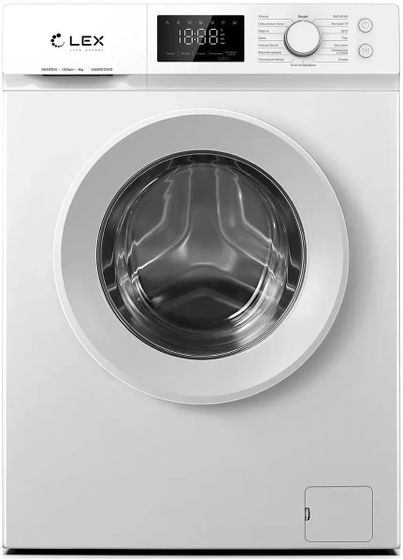 Стиральная машина LEX LWM08012WID белый, 8кг, 1200об/мин, с паром