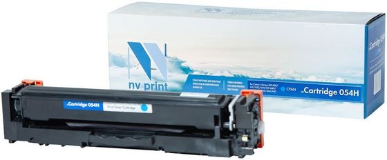Картридж лазерный NVP NV-054H Cyan для Canon i-Sensys LBP-620/ 621/ 623/ 640/ MF-640/ 641/ 642/ 643/ 644/ 645, 2300 страниц