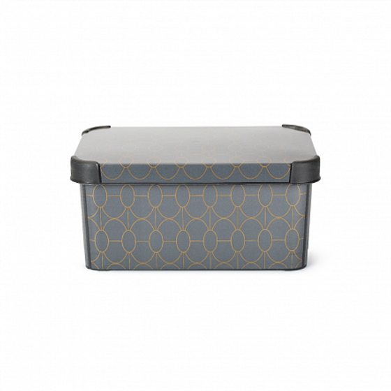 Коробка декоративная DECO&#39;S STOCKHOLM IML DOTS S