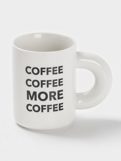 Кружка Доляна &quot;Coffee tike&quot; 12,5х8х10,8 см, цвет белый