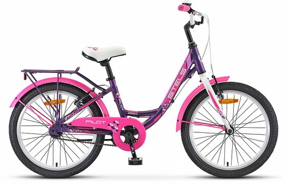 Велосипед Stels Pilot 250 Lady 20&quot; V020 рама 12&quot; пурпурный (LU095664/LU088407)