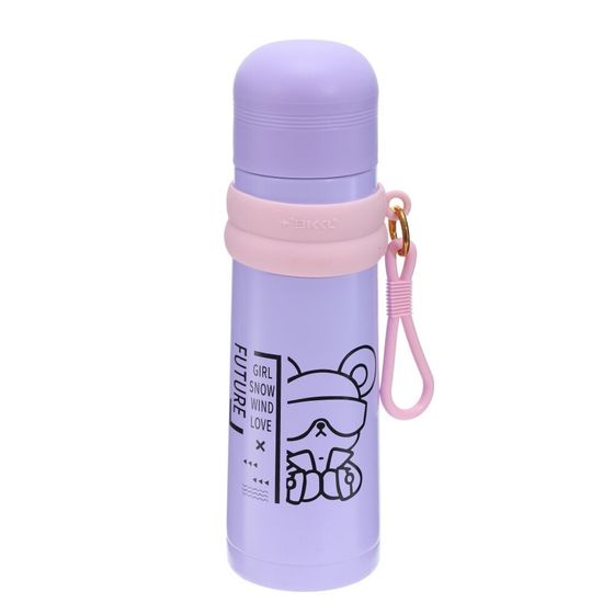 Термос, 500 мл, L7 W7 H24 см, дизайн микс