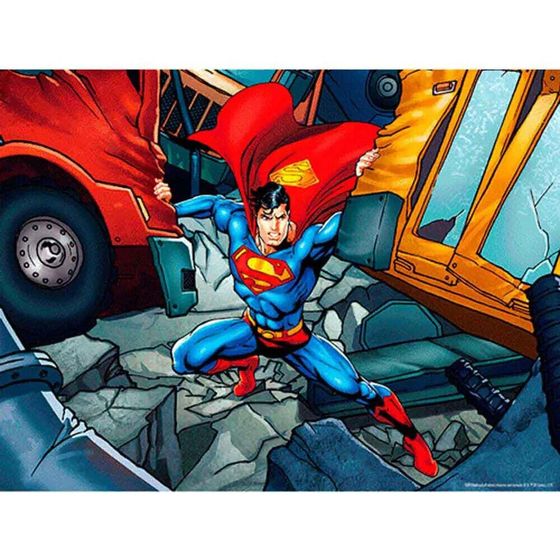 PRIME 3D Superman DC Comics Lenticular Puzzle 500 pieces