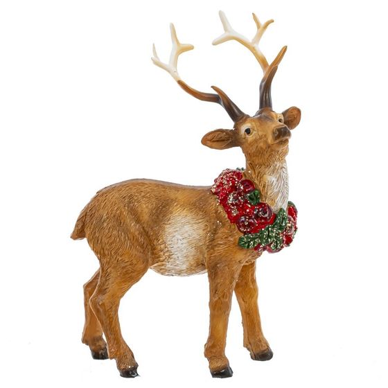 Фигурка декоративная &quot;Олень&quot;, L8,5 W5,5 H13 см, 2в.