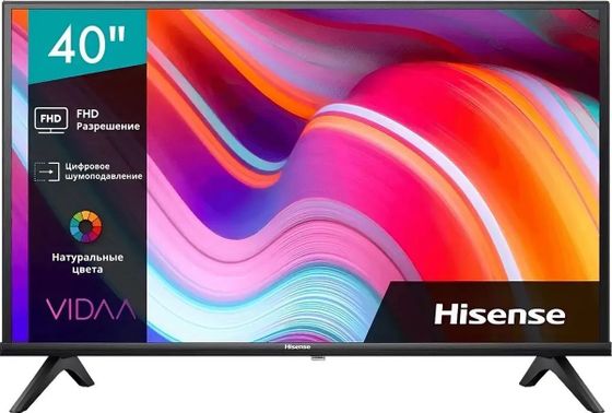 Телевизор DLED 40&quot; Hisense 40A4K черный SmartTV