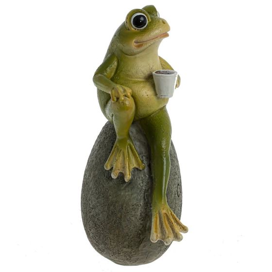 Фигурка декоративная "Лягушка", L10 W6 H15 см