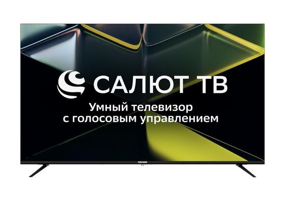 Телевизор LED 55&quot; Asano 55LU5030T черный 4K UHD SmartTV СалютТВ безрамочный