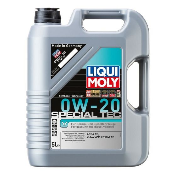 Масло моторное LiquiMoly Special Tec V 0W-20 SN C5, НС-синтетическое, 5 л