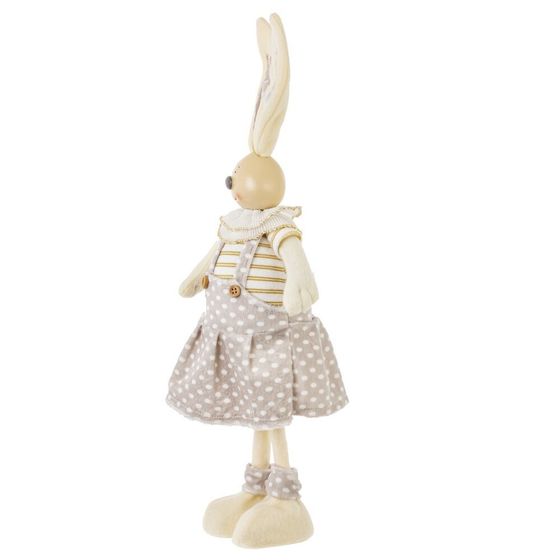 Игрушка набивная &quot;Заяц/Зайка&quot;, L11 W10 H43 см, 2в.