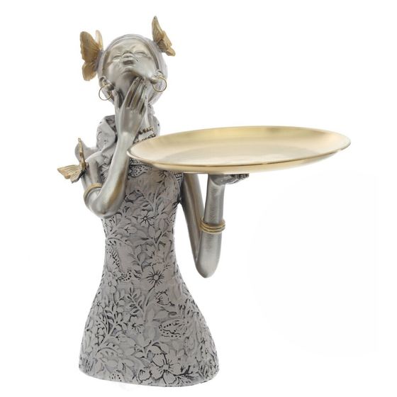 Фигурка декоративная &quot;Африканка&quot;, L25 W28 H27,5 см