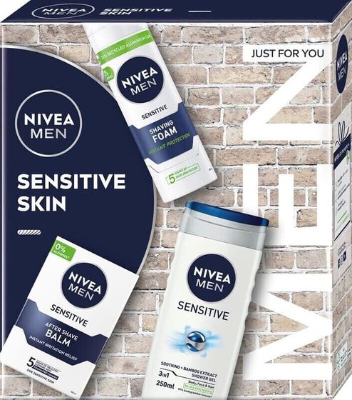 Nivea NIVEA Men Sensitive Skin Zestaw prezentowy (01801)