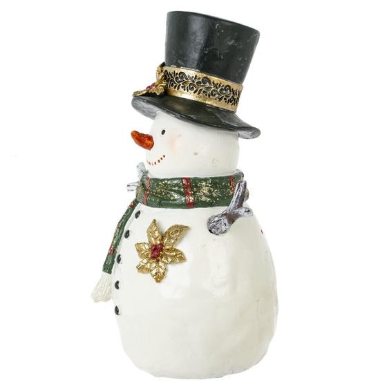 Фигурка декоративная &quot;Снеговик&quot;, L17 W11 H25 см