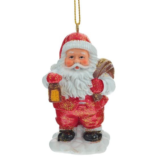 Украшение новогоднее &quot;Санта&quot;, L5 W4 H8 см, 4в.