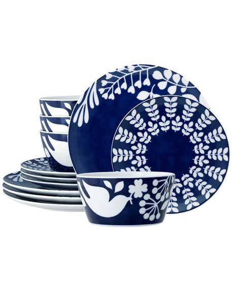 Bluefjord 12-Piece Dinnerware Set, Service for 4