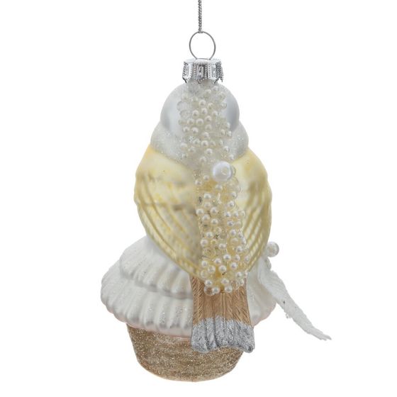 Украшение новогоднее "Птичка", L8 W7 H13 см