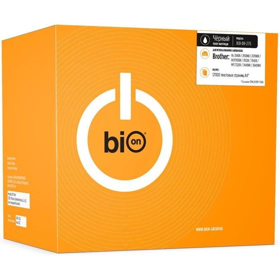 Драм-юнит Bion DR-2175 для Brother HL-2170WR/2150NR/MFC-7320R/HL-2140R/MFC-7440NR/DCP-7045NR/7030R/MFC-7840NR/DCP-7040R (12000 стр.)